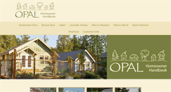 Desktop Screenshot of opalhomes.org